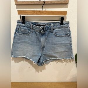 Alexander Wang Bite Jean Shorts Sz 31